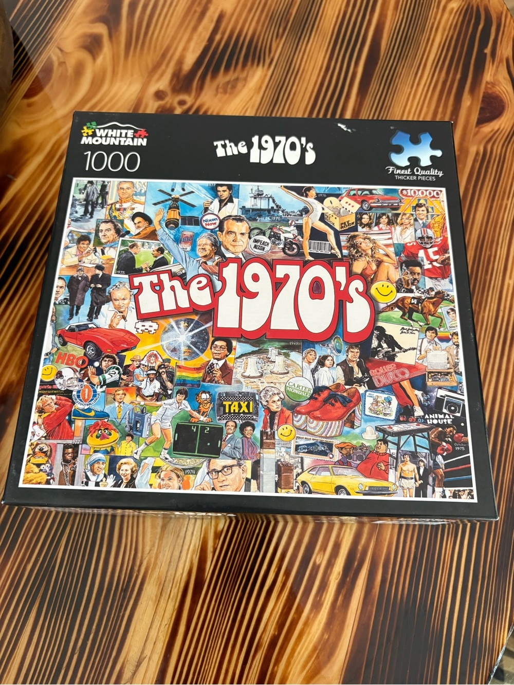 The 1970's 1000 Pcs White Mountain Puzzle
EUC